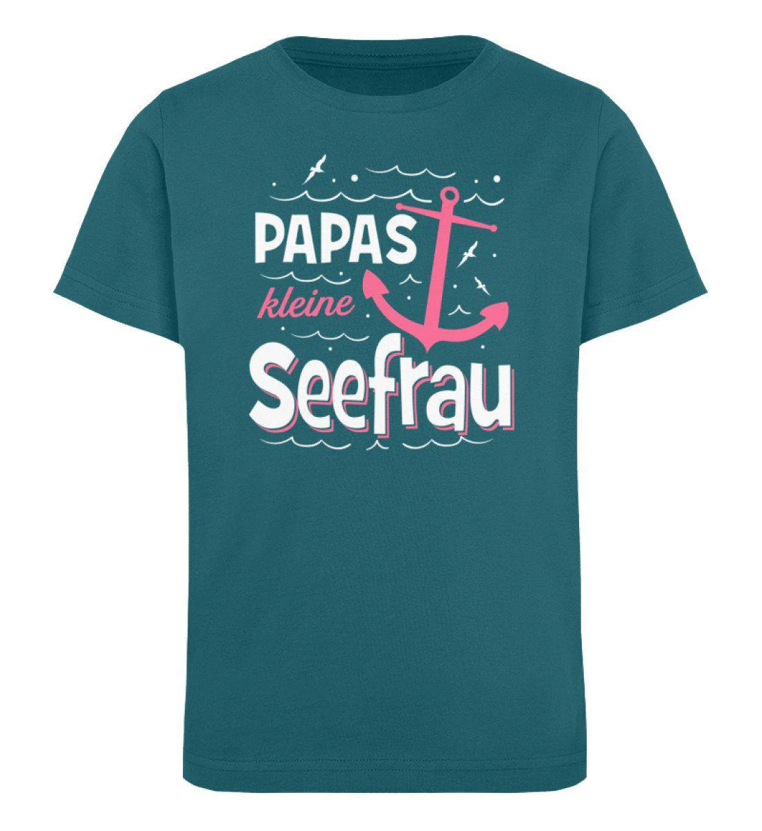 Papas kleine Seefrau · Kinder Premium Bio T-Shirt - Image 3