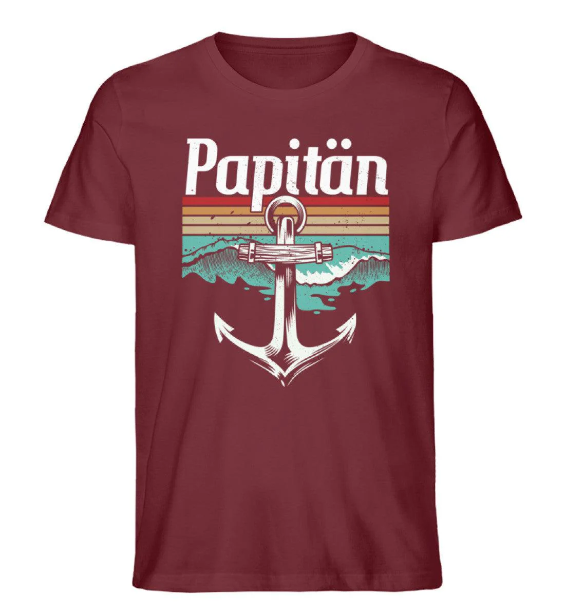 Papitän Retro · Herren Premium Bio T-Shirt - Image 4