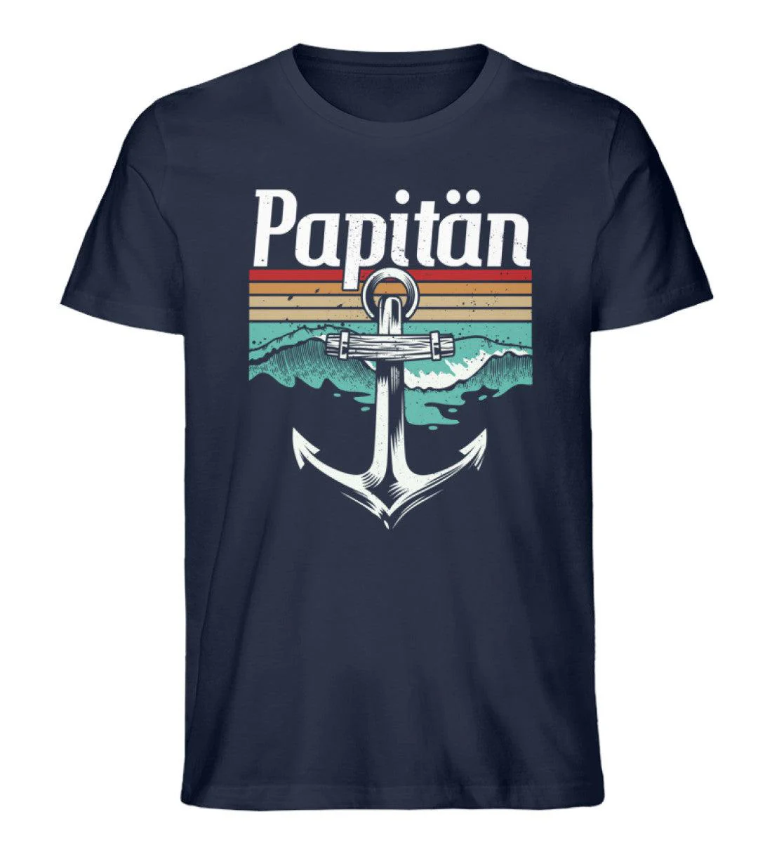 Papitän Retro · Herren Premium Bio T-Shirt - Image 5