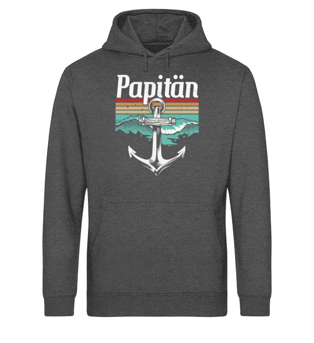 Papitän Retro · Unisex Bio Hoodie - Image 4