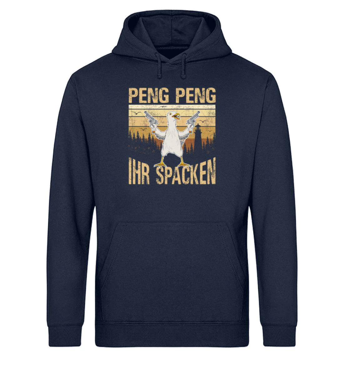 Peng Peng ihr Spacken · Unisex Bio Hoodie - Image 3