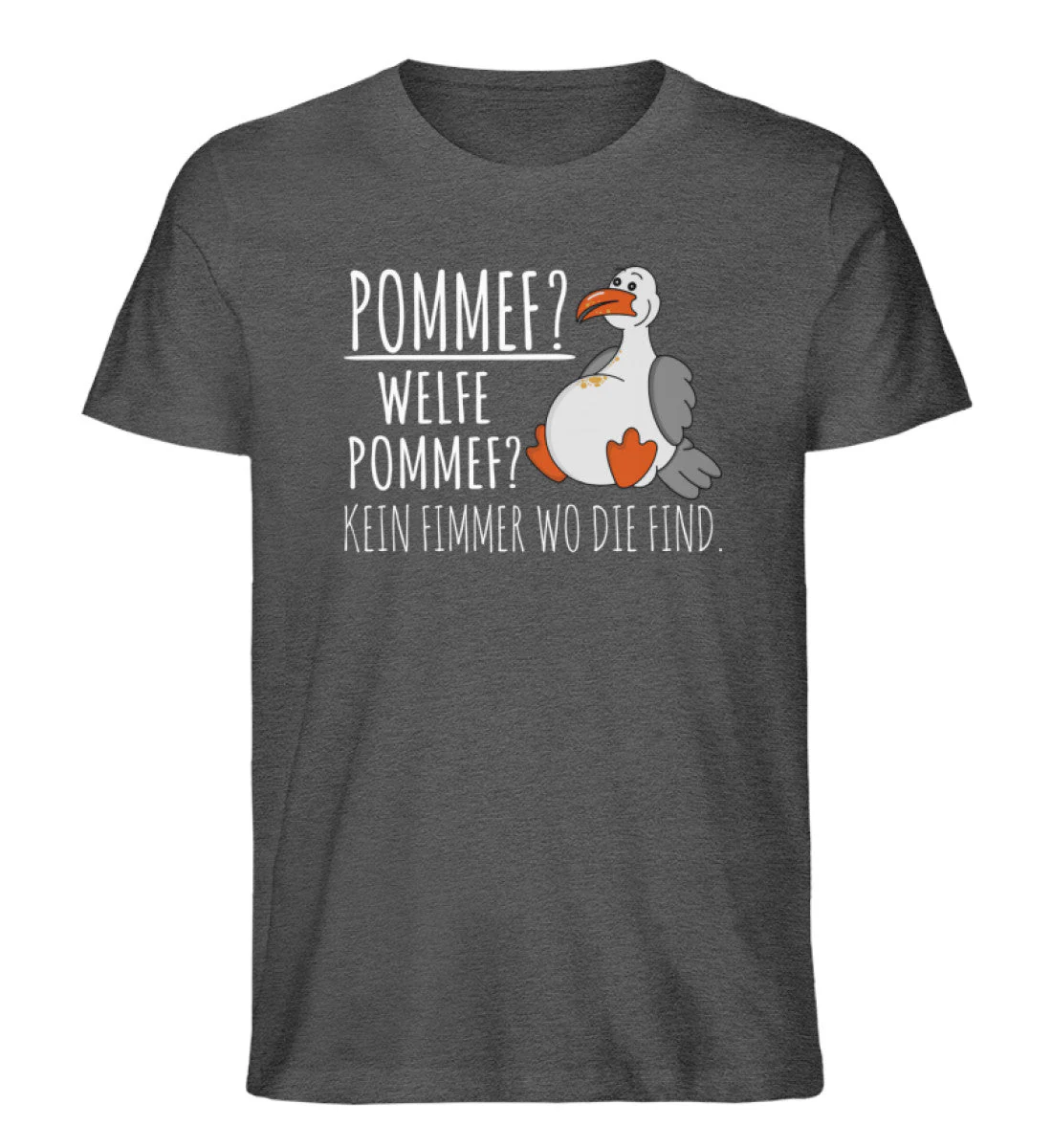 Pommef? Welfe Pommef? · Herren Premium Bio T-Shirt - Image 3
