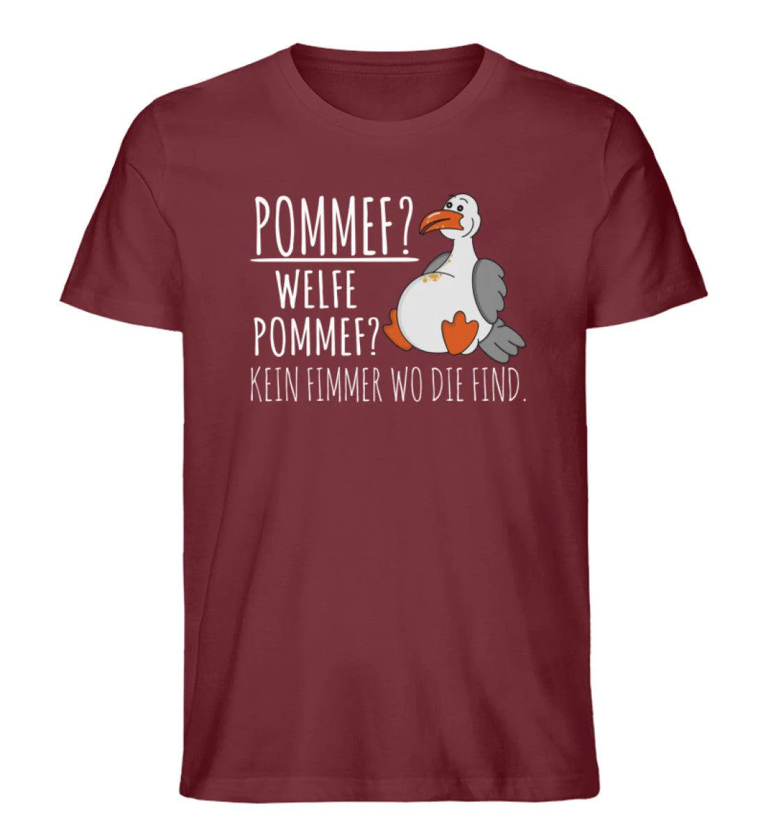 Pommef? Welfe Pommef? · Herren Premium Bio T-Shirt - Image 4