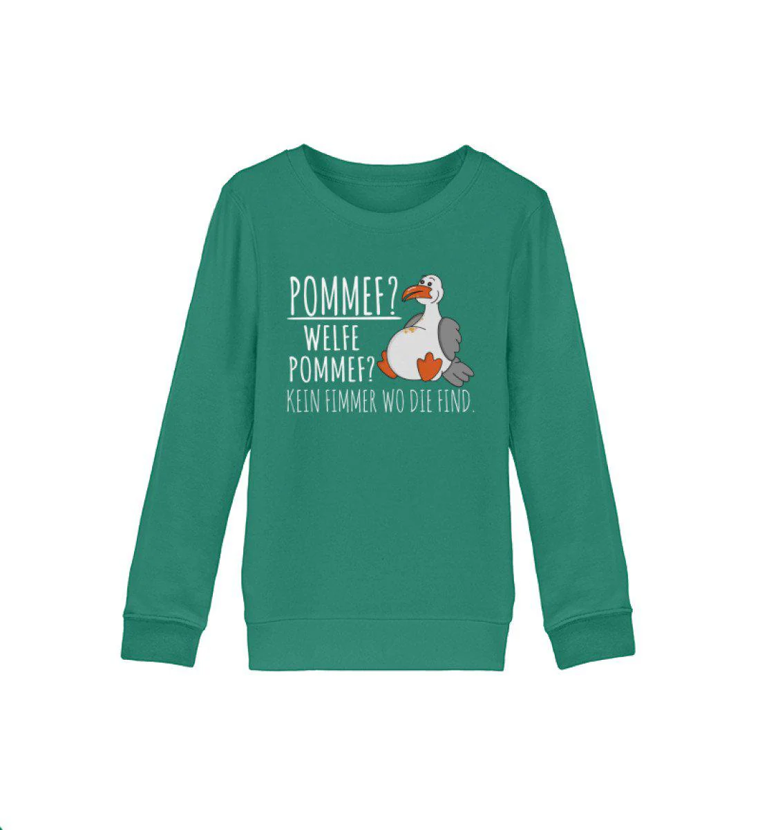 Pommef? welfe Pommef? · Kinder Premium Bio Sweatshirt - Image 3