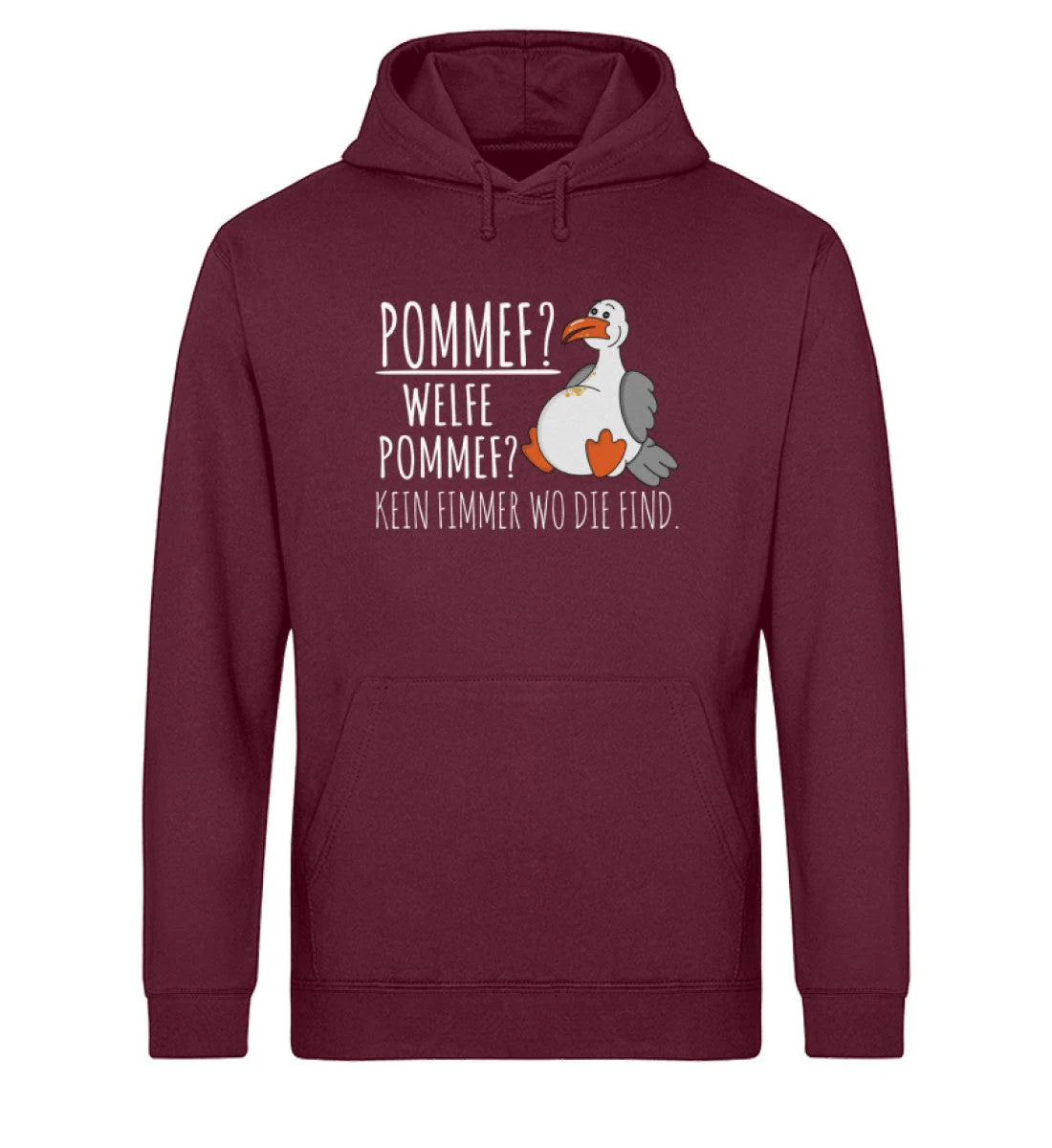 Pommef? Welfe Pommef? · Unisex Bio Hoodie - Image 2