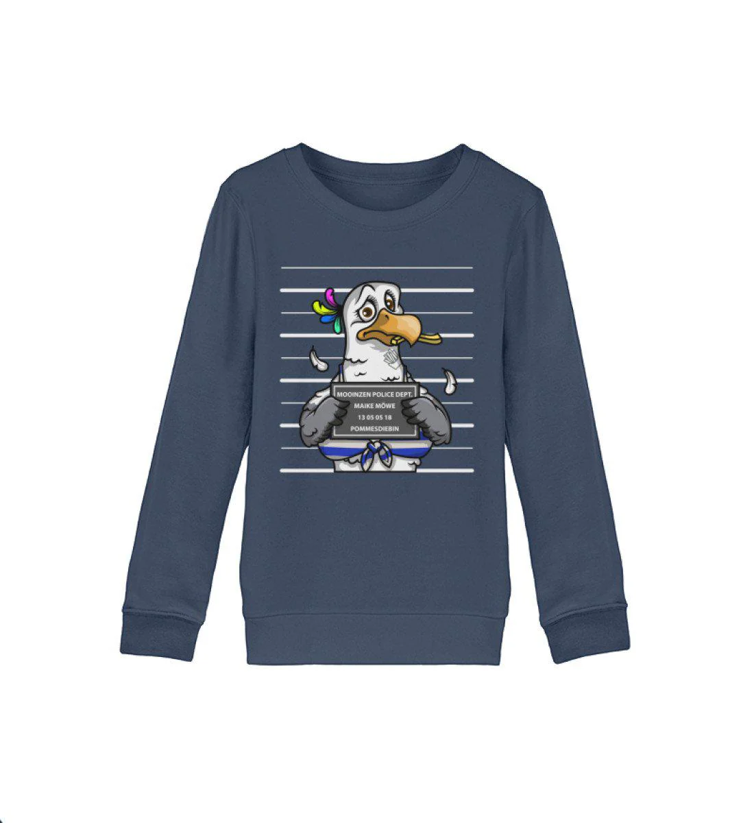 Pommesdiebin · Kinder Premium Bio Sweatshirt - Image 2
