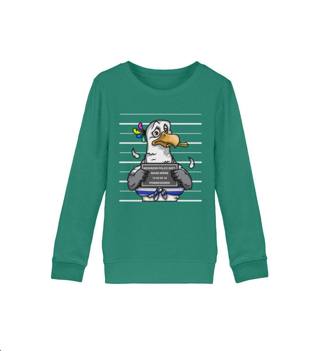 Pommesdiebin · Kinder Premium Bio Sweatshirt - Image 3