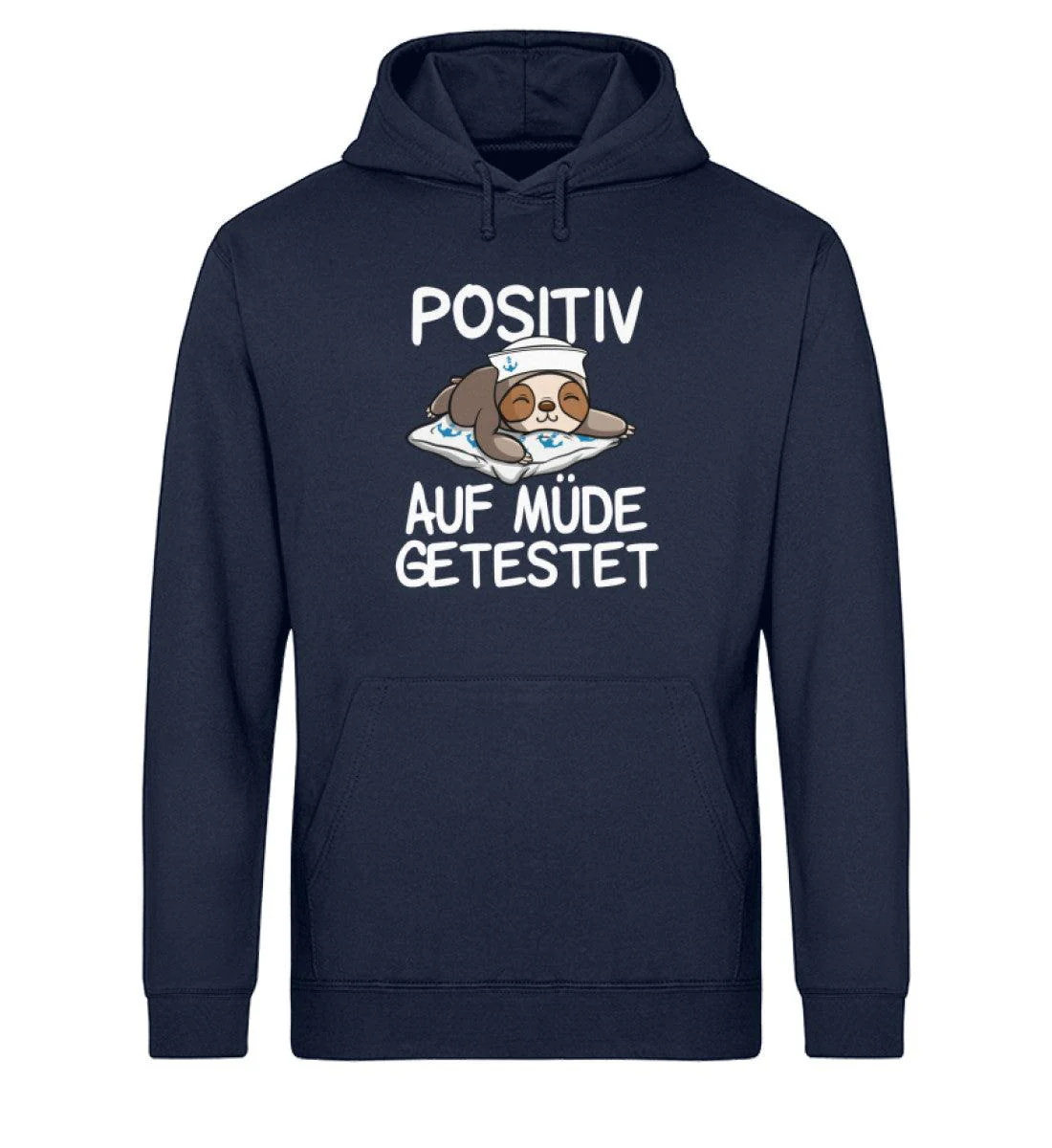 Positiv auf müde getestet · Unisex Bio Hoodie - Image 3