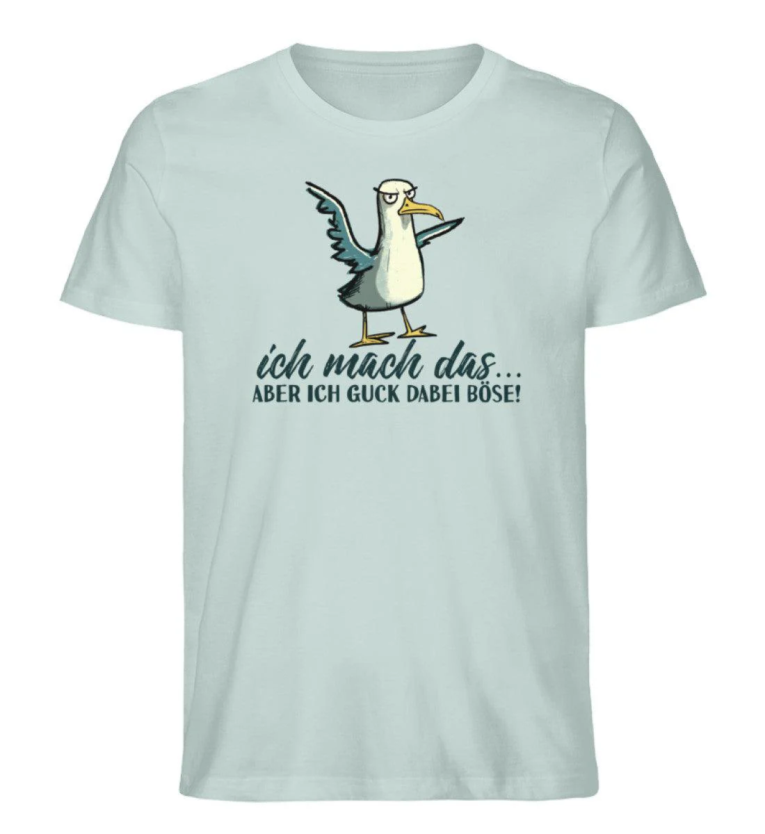 Ich mach das... guck aber böse · Herren Premium Bio T-Shirt - Image 3