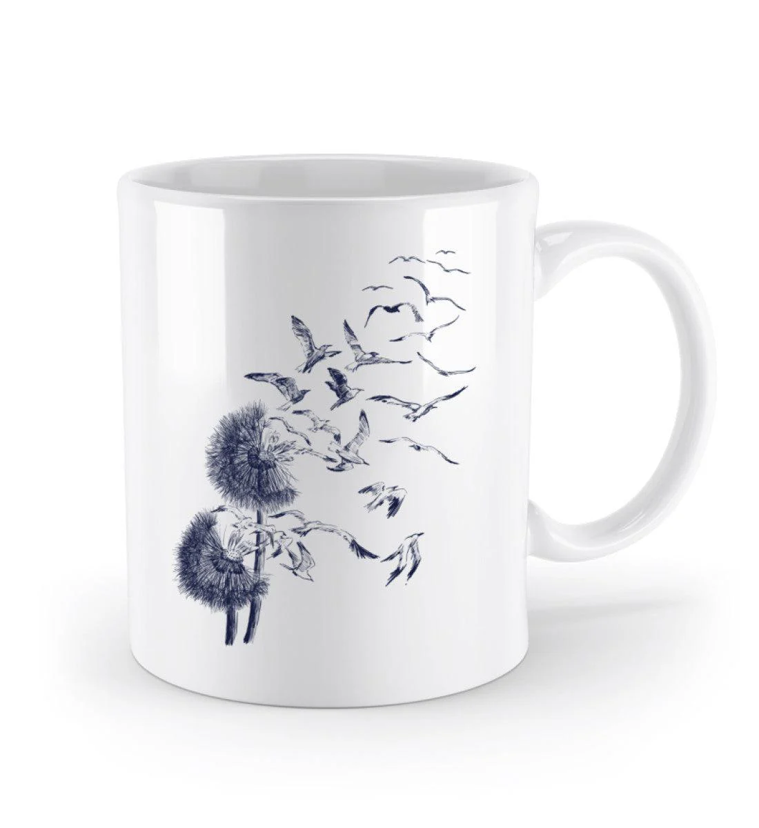 Pusteblume Möwen   · Keramik Tasse weiß - Image 2