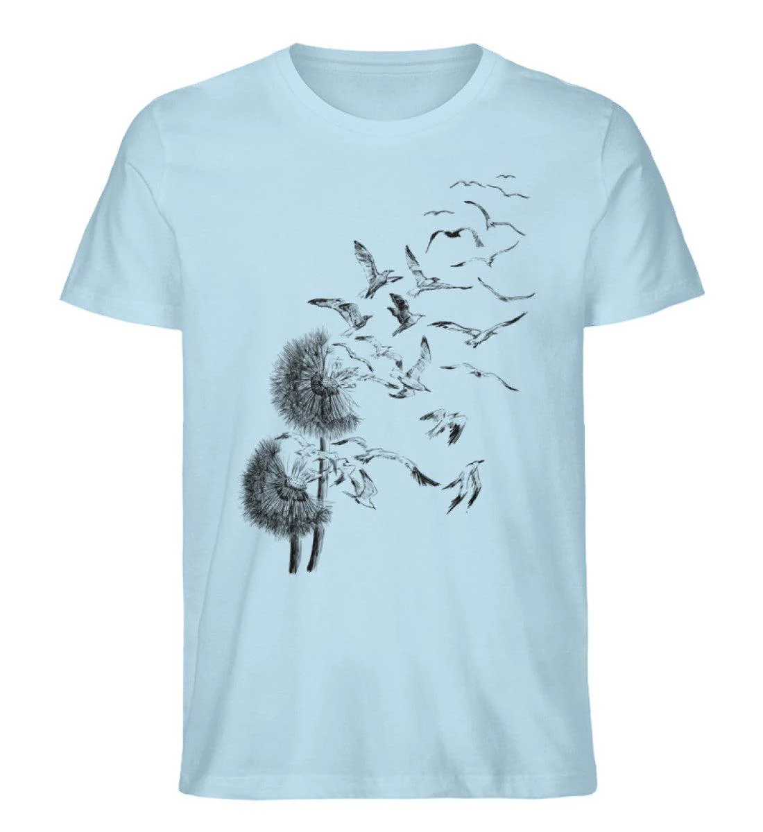 Pusteblume Möwen · Herren Premium Bio T-Shirt - Image 4