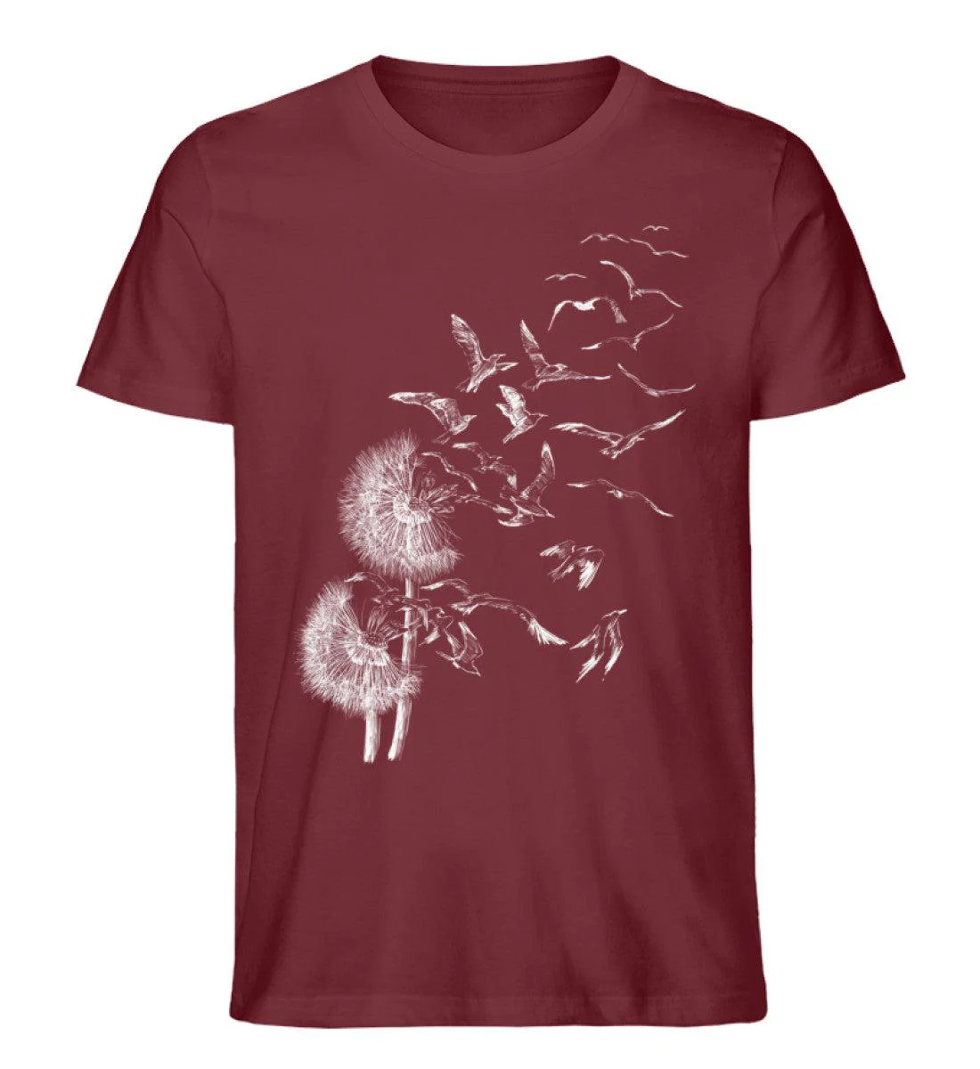Pusteblume Möwen · Herren Premium Bio T-Shirt - Image 4