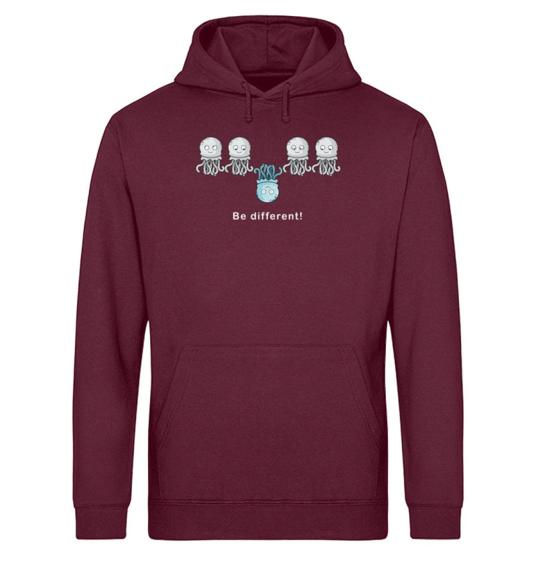 Quallen different · Unisex Bio Hoodie - Image 2