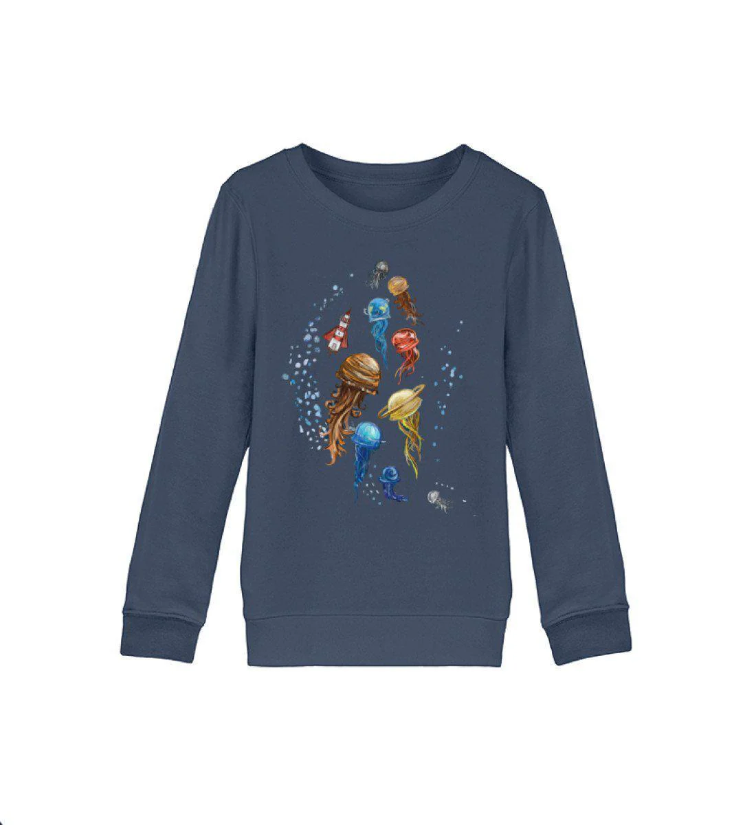 Quallen Universum · Kinder Premium Bio Sweatshirt - Image 2