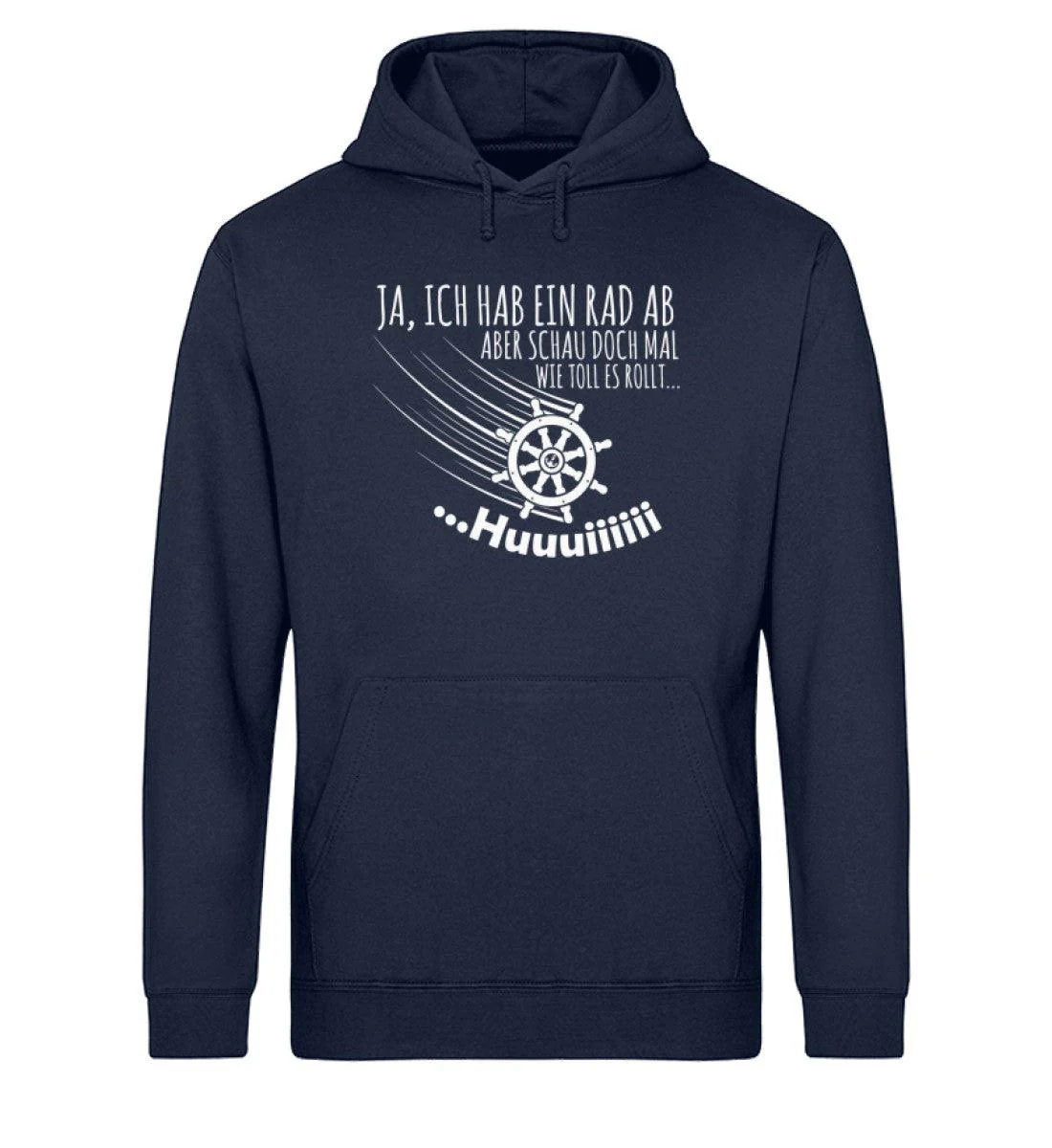 Rad ab, huuuiii  · Unisex Bio Hoodie - Image 2