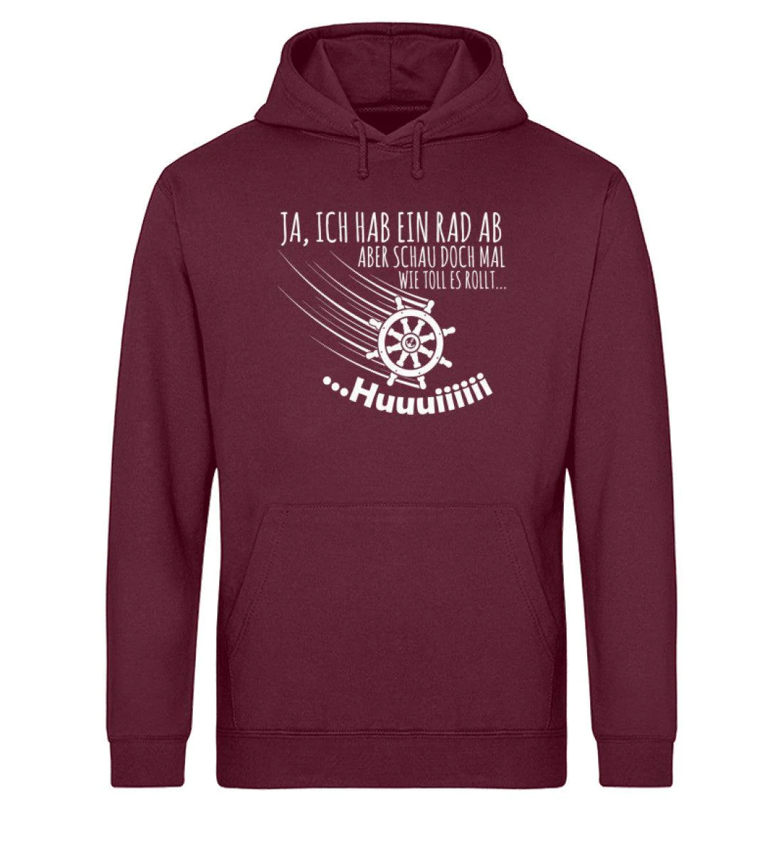 Rad ab, huuuiii  · Unisex Bio Hoodie - Image 3