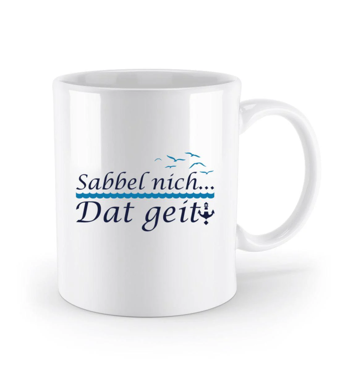 Sabbel nich.. Dat geit!   · Keramik Tasse weiß - Image 2