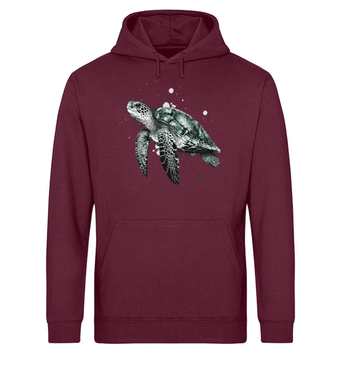 Schildkröte Wasserfarben · Unisex Bio Hoodie - Image 3
