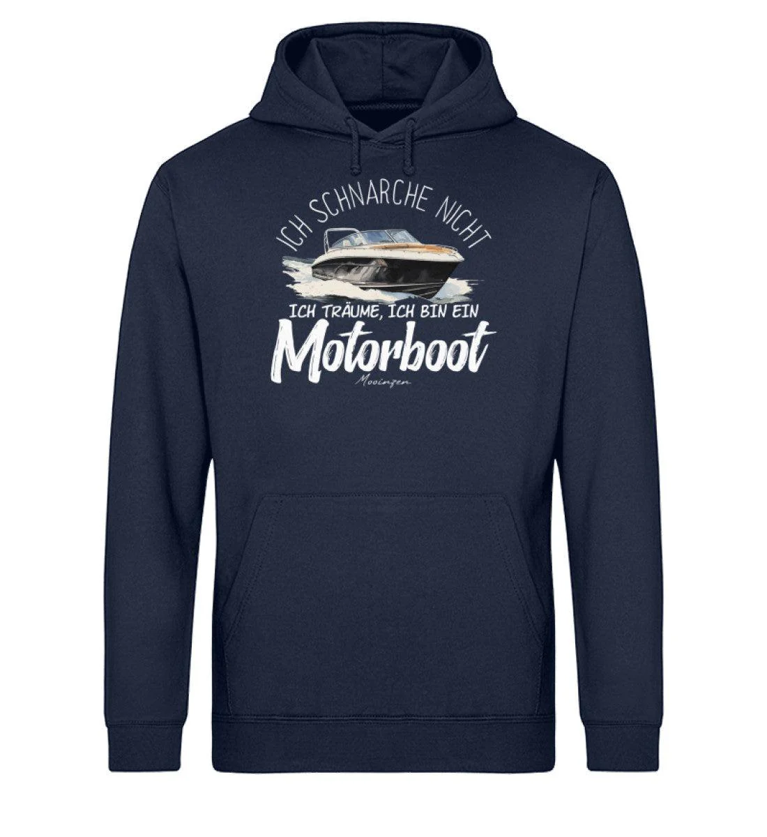 Schnarche Motorboot  · Unisex Bio Hoodie - Image 2