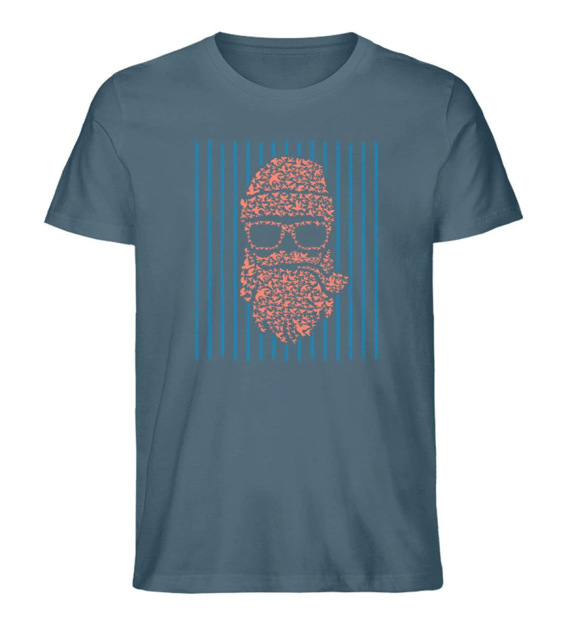 Seemann blaue Streifen · Herren Premium Bio T-Shirt - Image 2