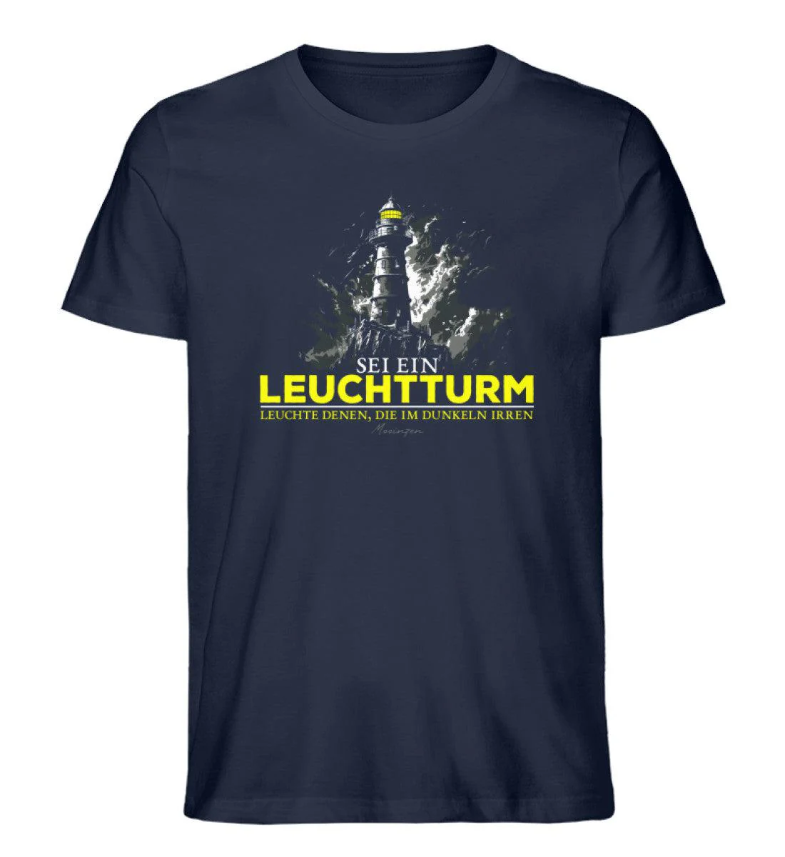 Sei ein Leuchtturm · Herren Premium Bio T-Shirt - Image 2