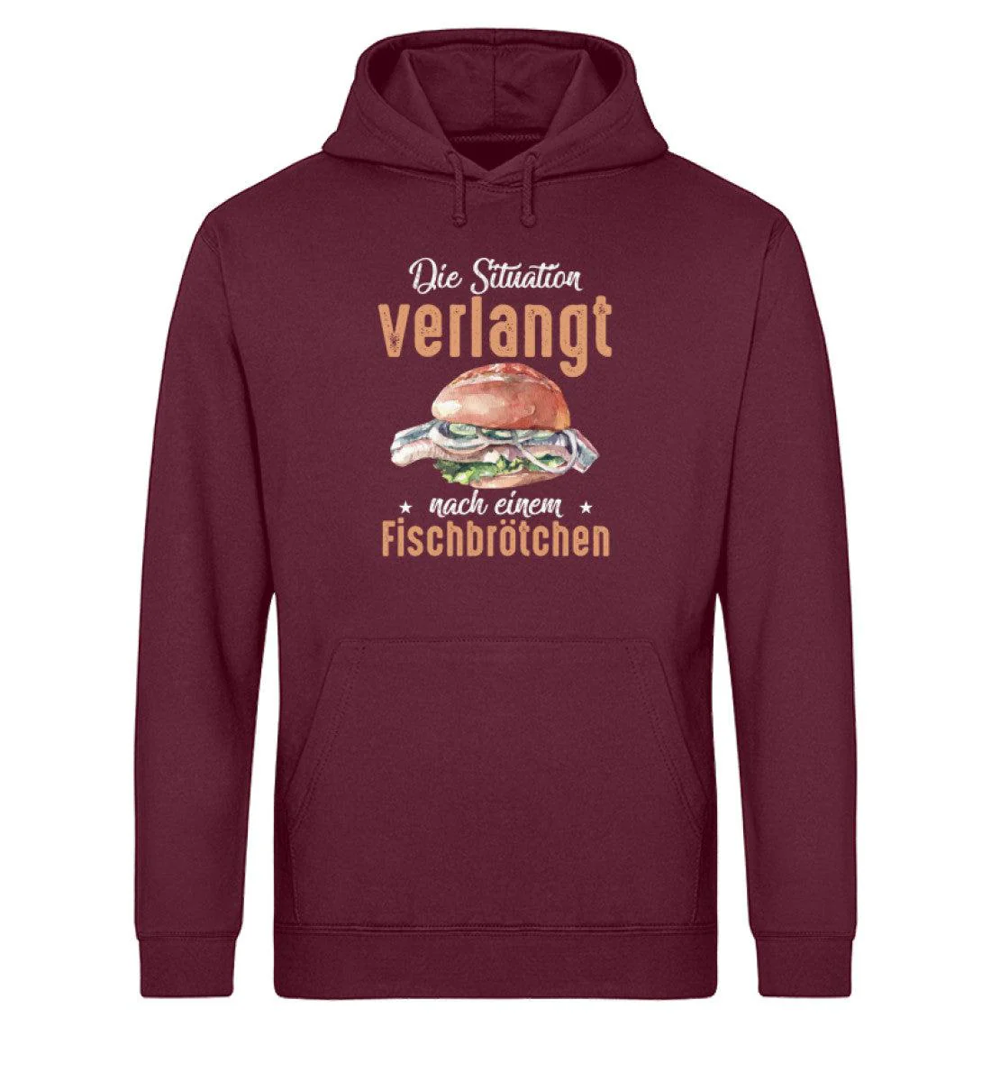 Situation Fischbrötchen · Unisex Bio Hoodie - Image 2