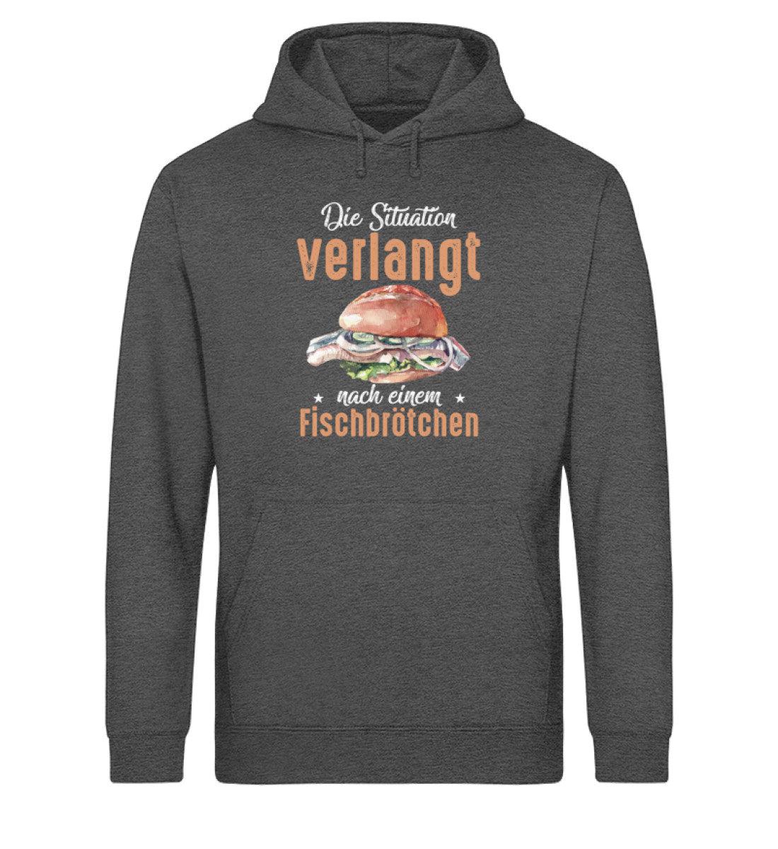 Situation Fischbrötchen · Unisex Bio Hoodie - Image 4