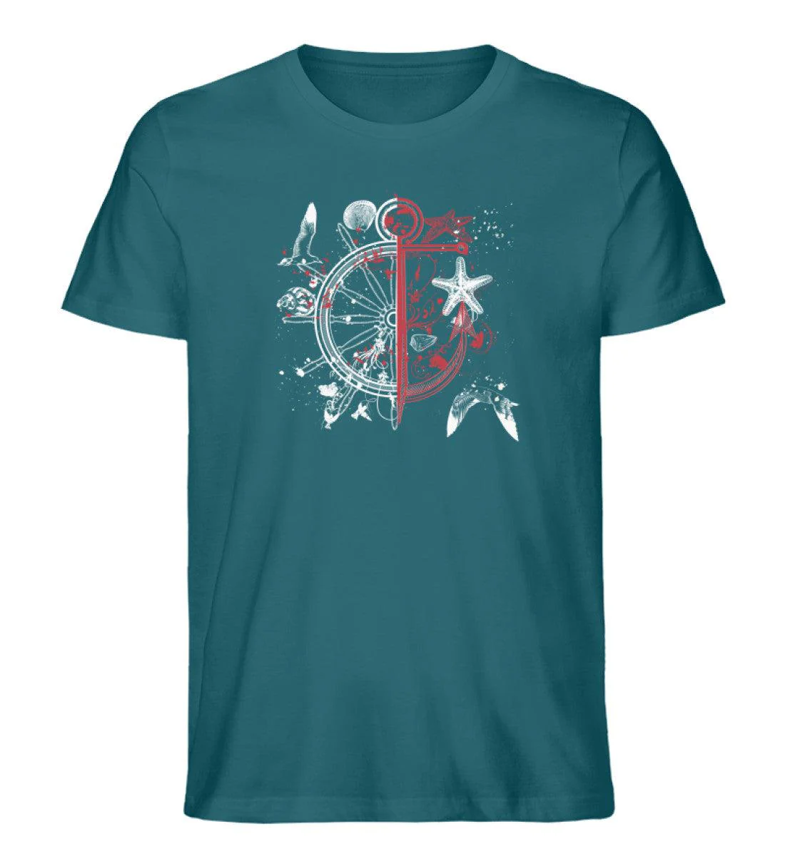 Steuerrad Abstrakt · Herren Premium Bio T-Shirt - Image 6