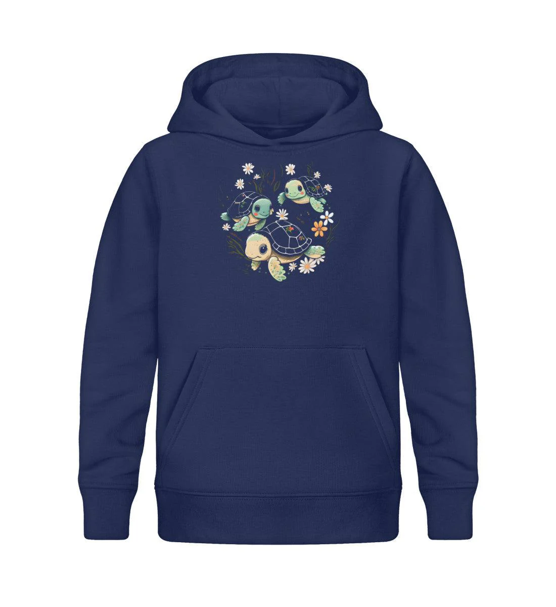 Süße Schildkröten · Kinder Premium Bio Hoodie - Image 2