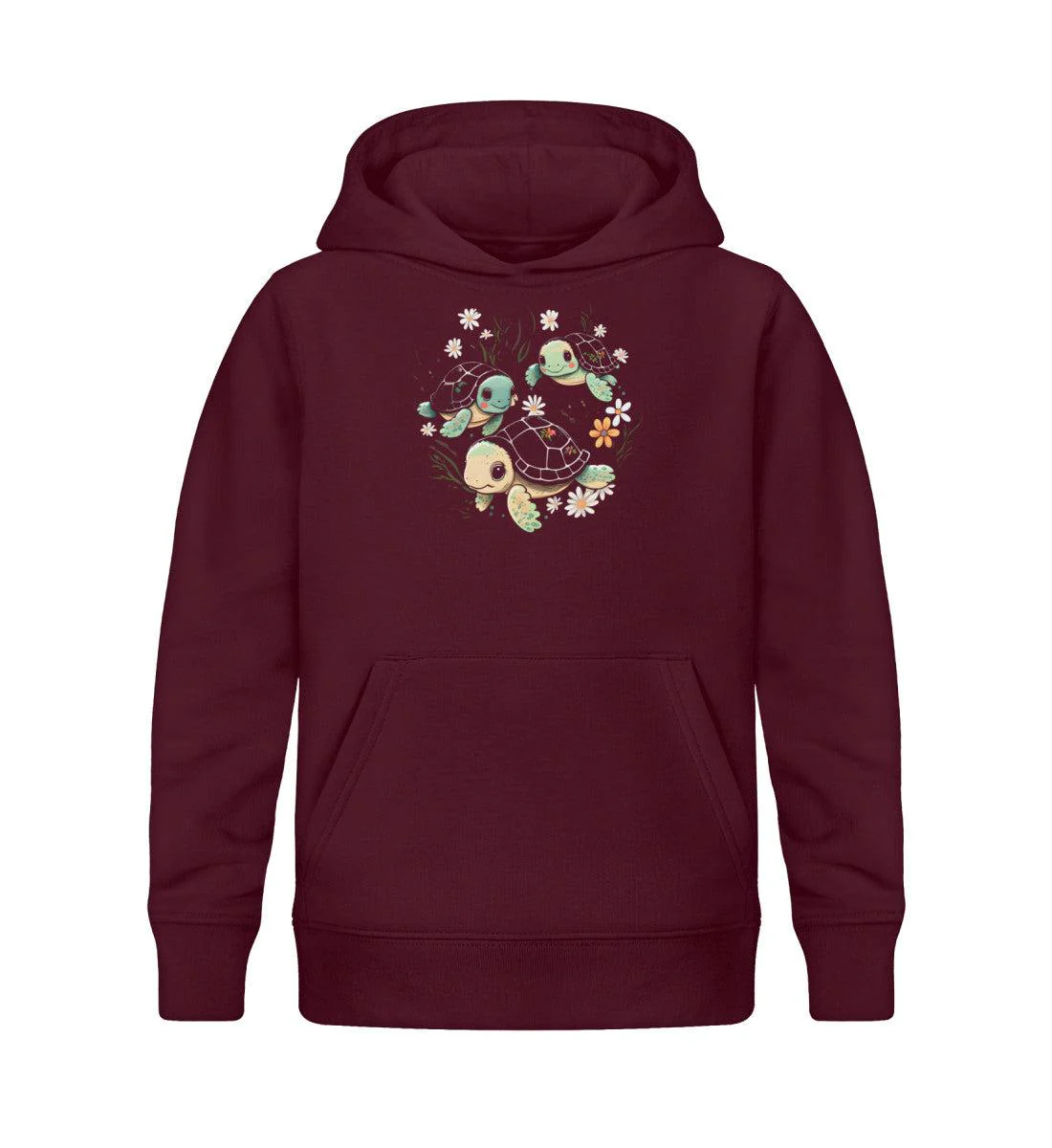Süße Schildkröten · Kinder Premium Bio Hoodie - Image 4