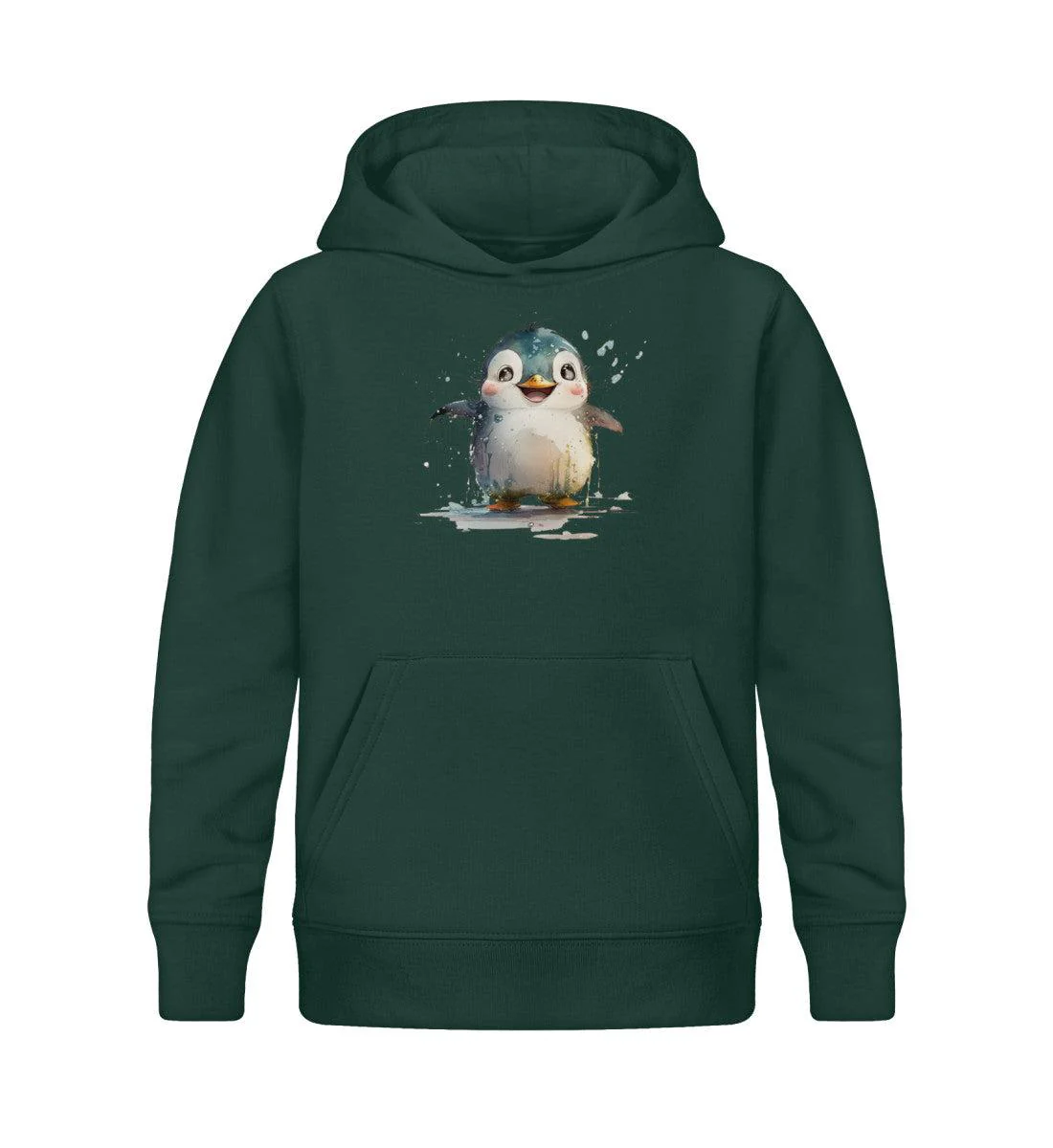 Süßer Pinguin · Kinder Premium Bio Hoodie - Image 3