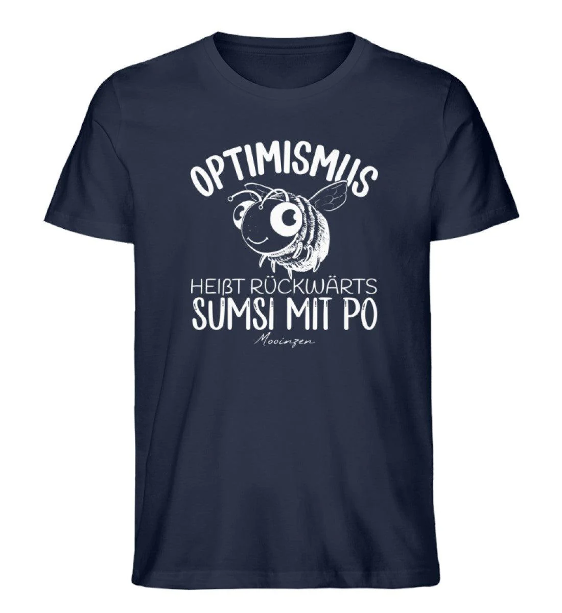 Optimismus rückwärts Sumsi mit Po · Herren Premium Bio T-Shirt - Image 2