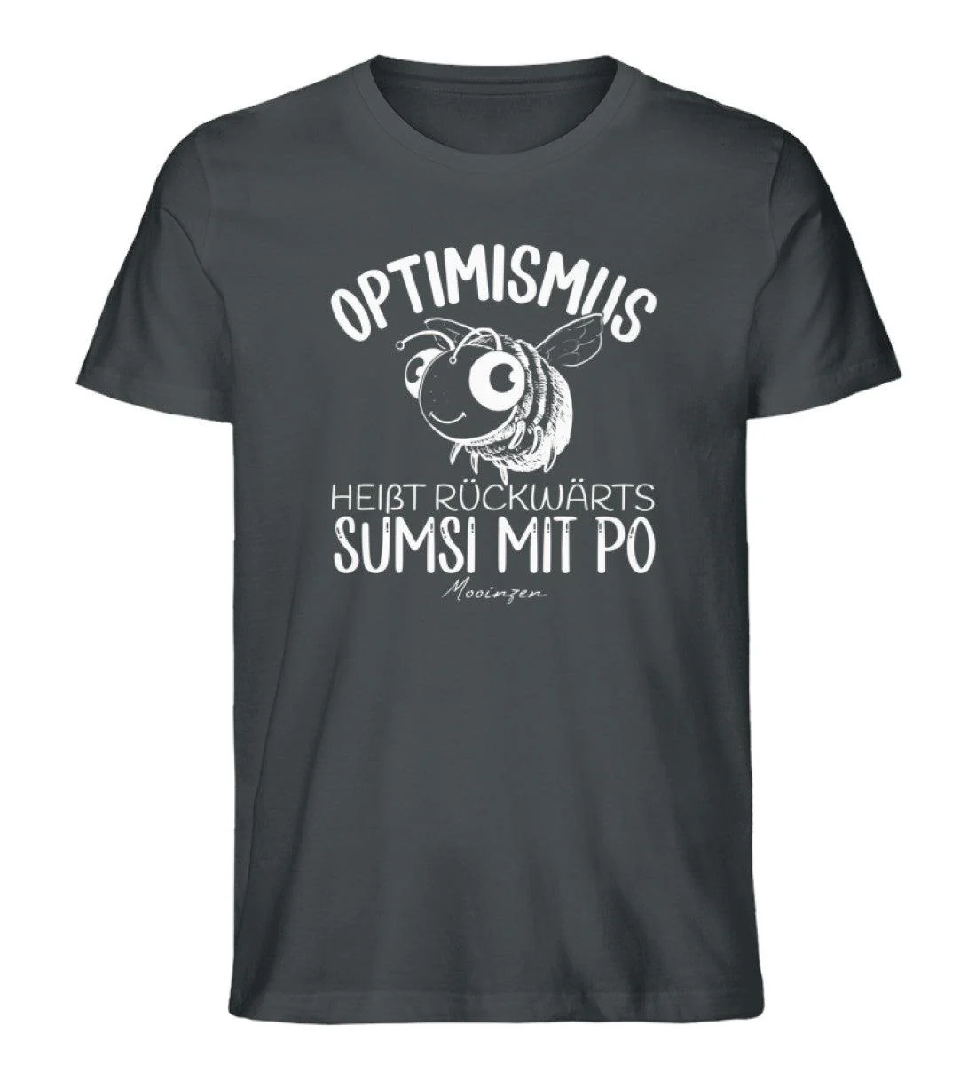 Optimismus rückwärts Sumsi mit Po · Herren Premium Bio T-Shirt - Image 4