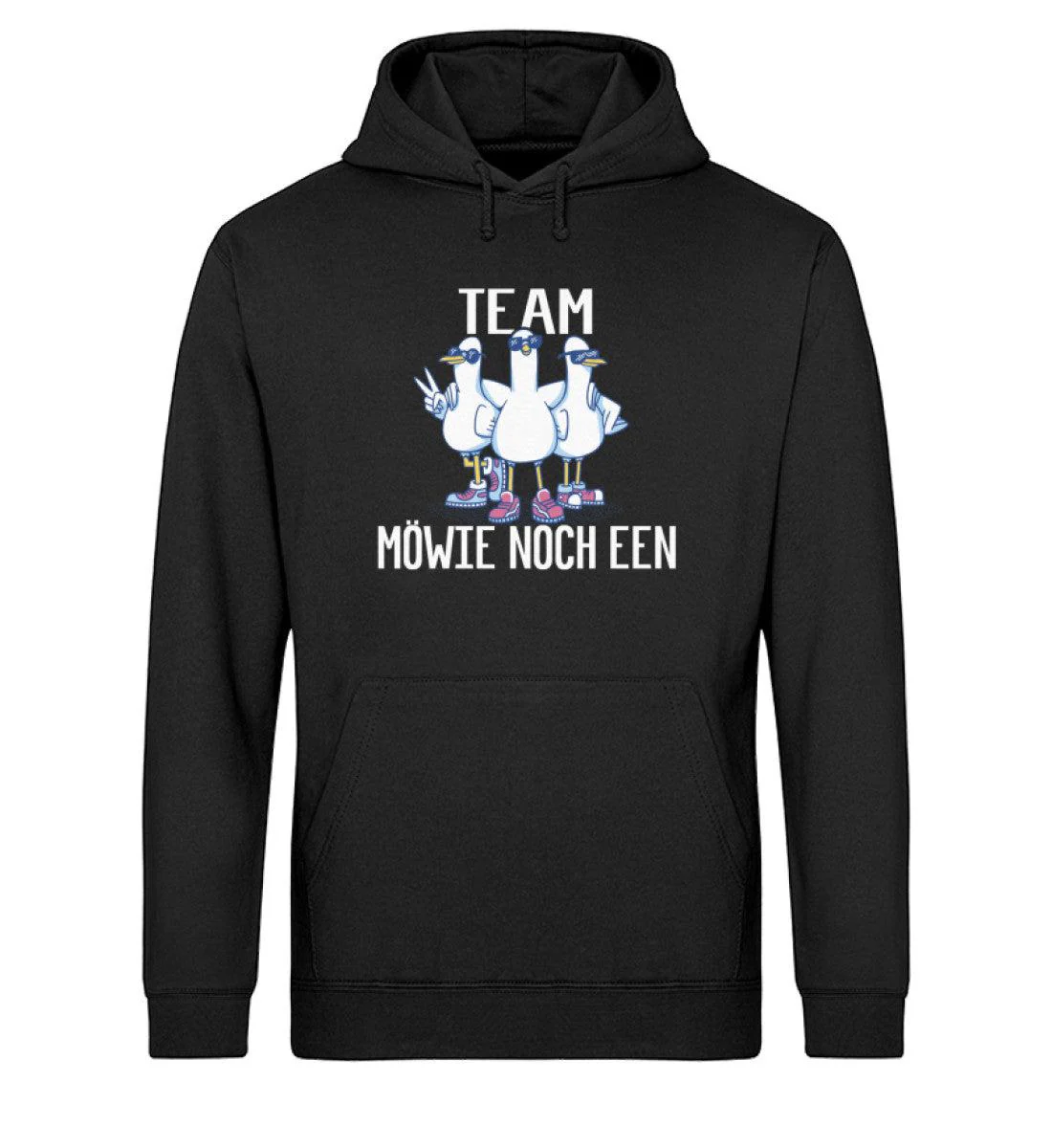 Team Möwie noch een · Unisex Bio Hoodie