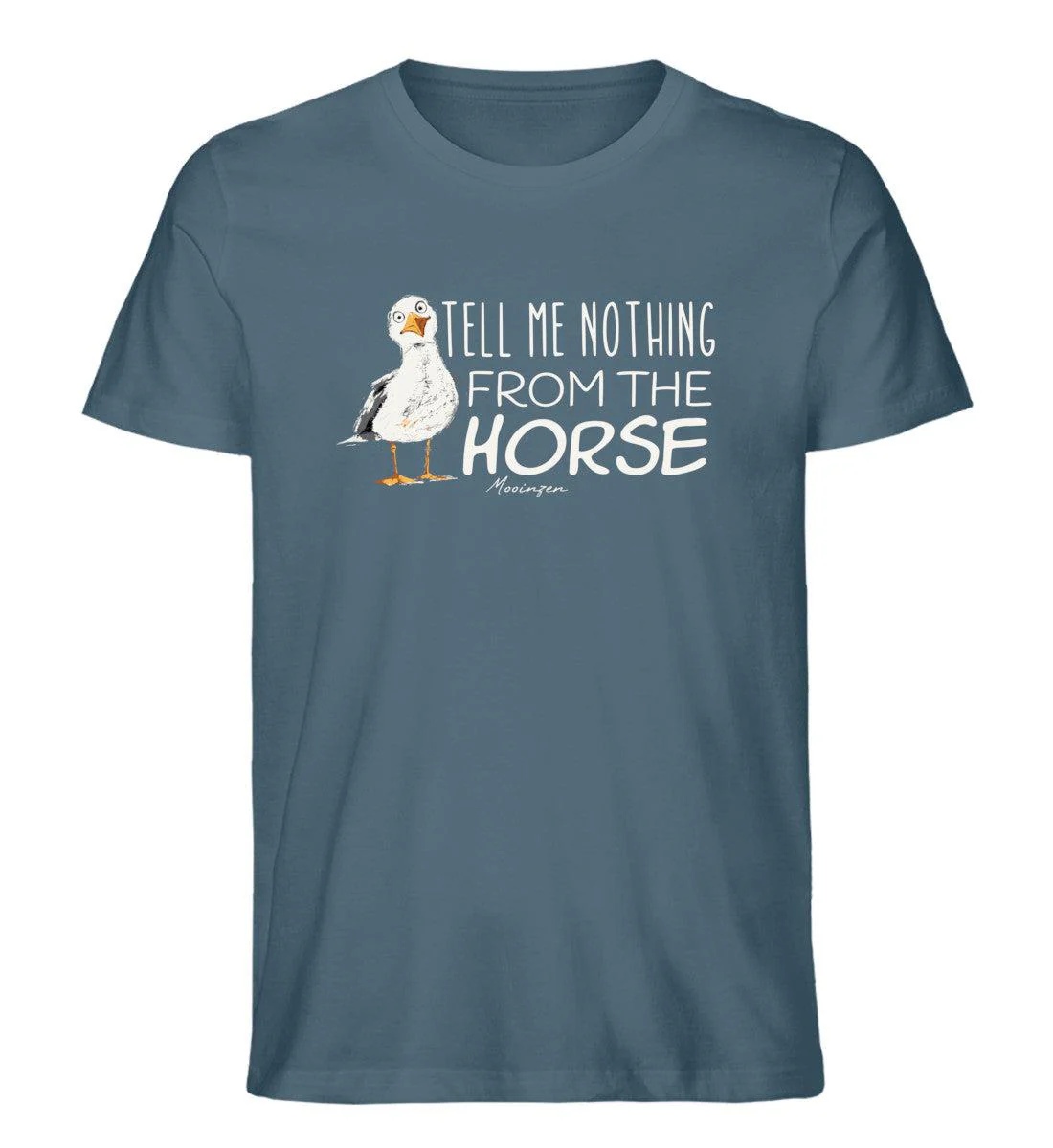 Tell me nothing from the Horse! · Herren Premium Bio T-Shirt - Image 3