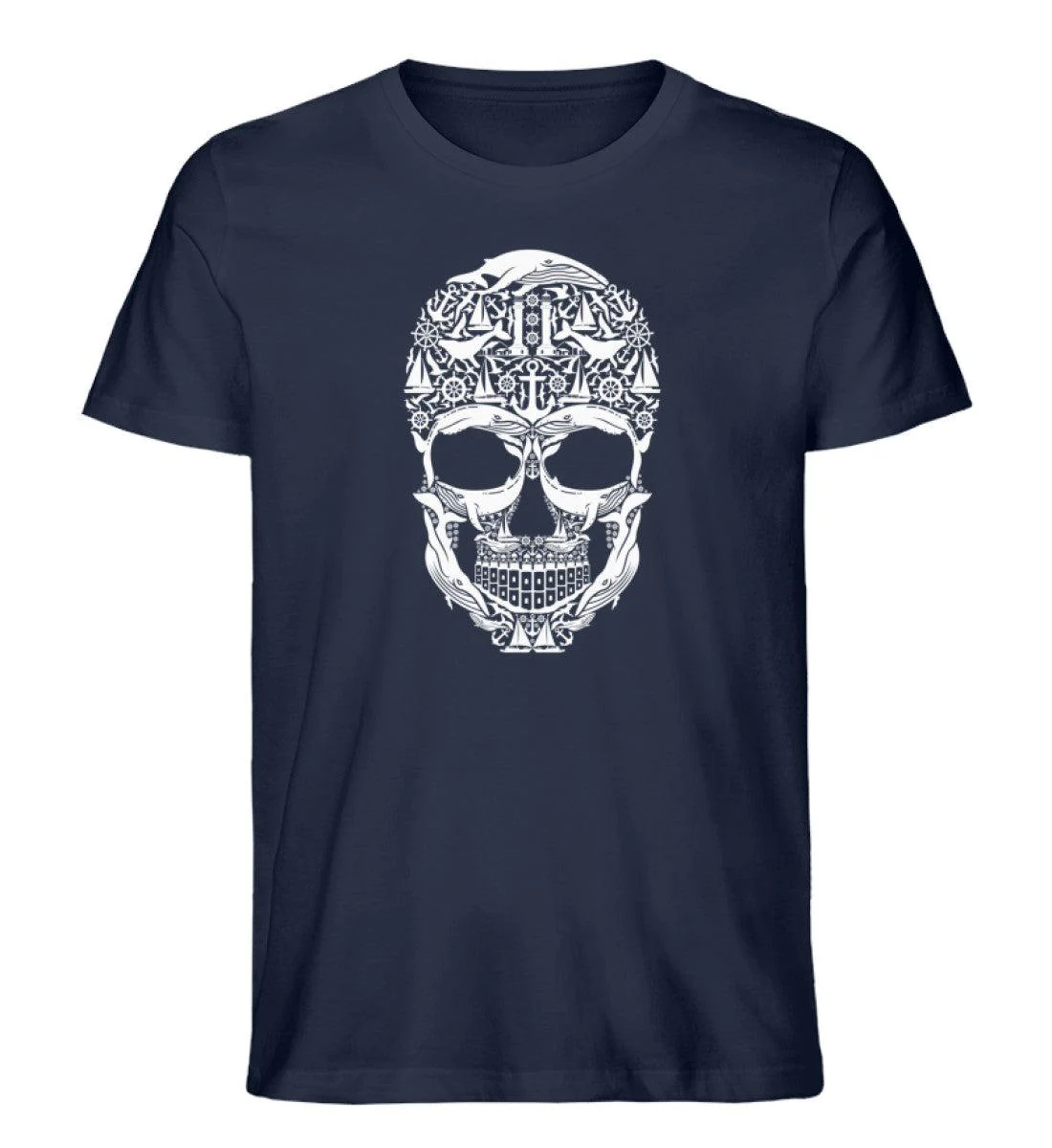 Totenkopf Symbole · Herren Premium Bio T-Shirt - Image 3