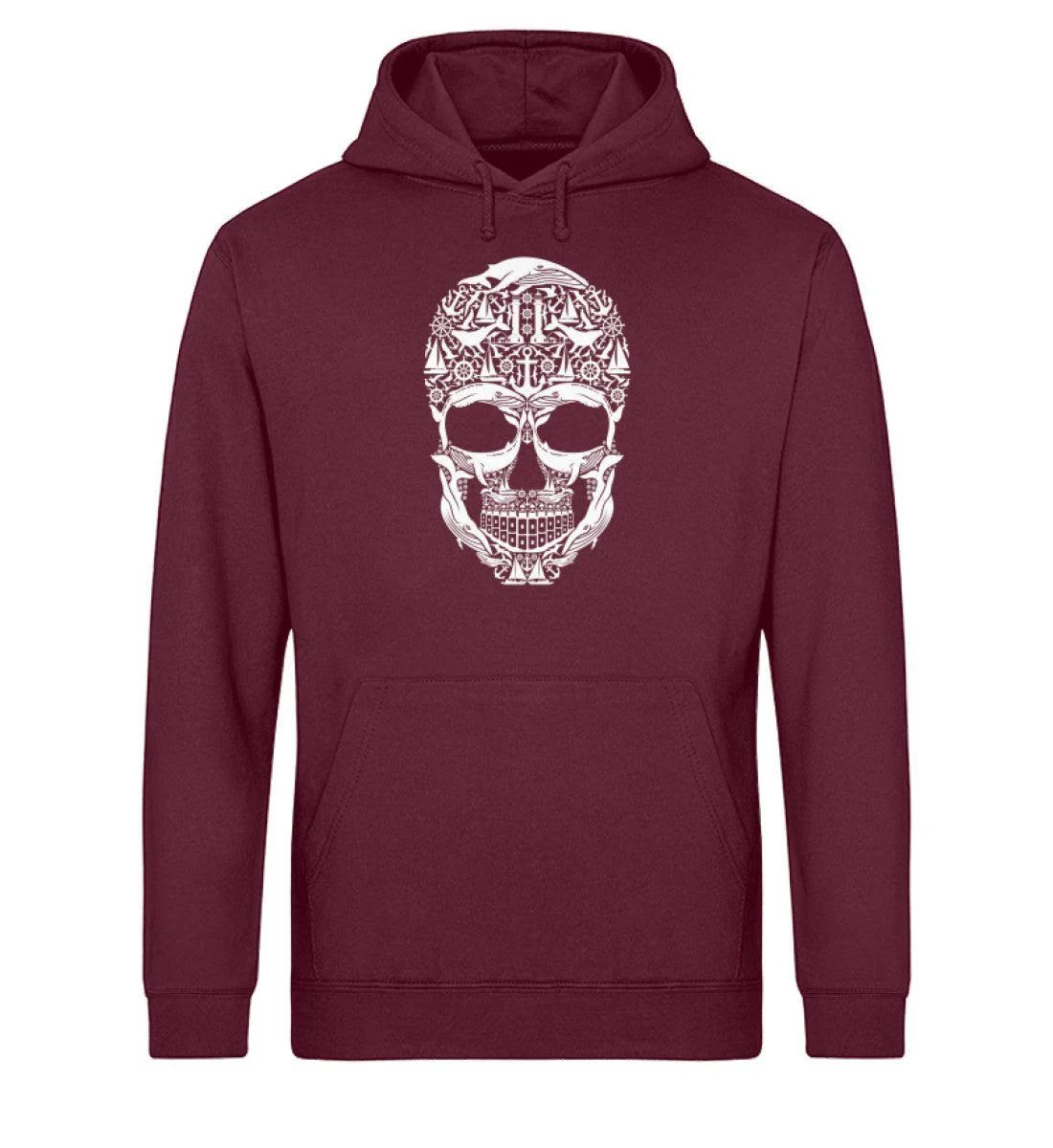 Totenkopf Symbole · Unisex Bio Hoodie - Image 2