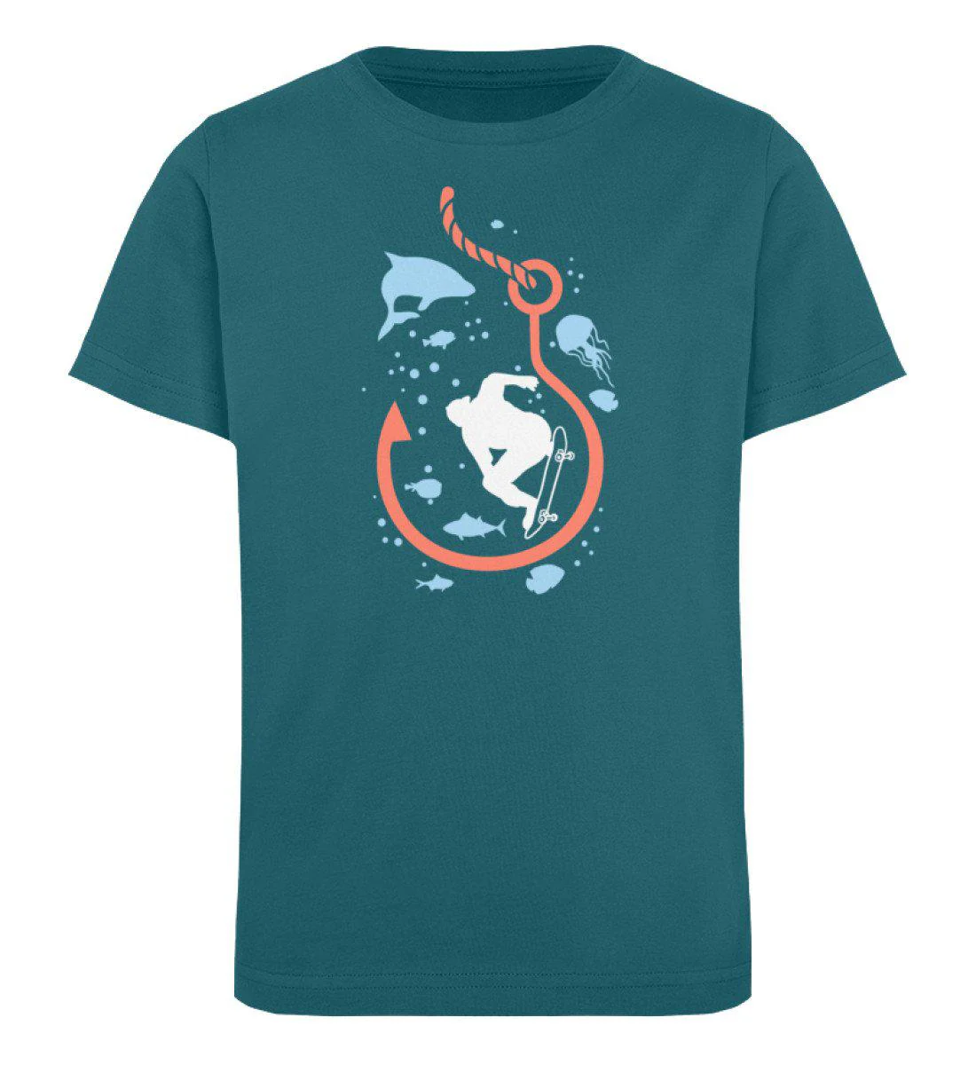 Unterwasser skaten · Kinder Premium Bio T-Shirt - Image 2
