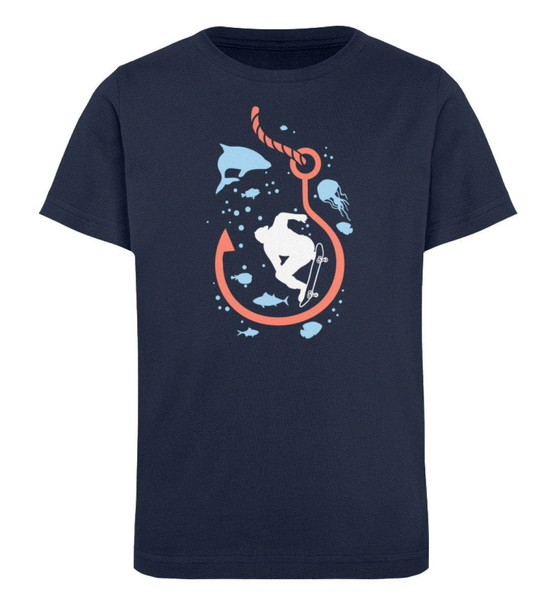 Unterwasser skaten · Kinder Premium Bio T-Shirt - Image 3