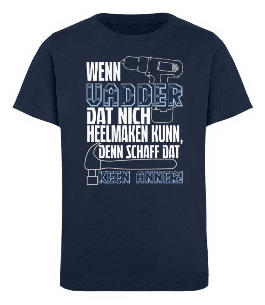 Vadder heelmaken · Kinder Premium Bio T-Shirt - Image 3