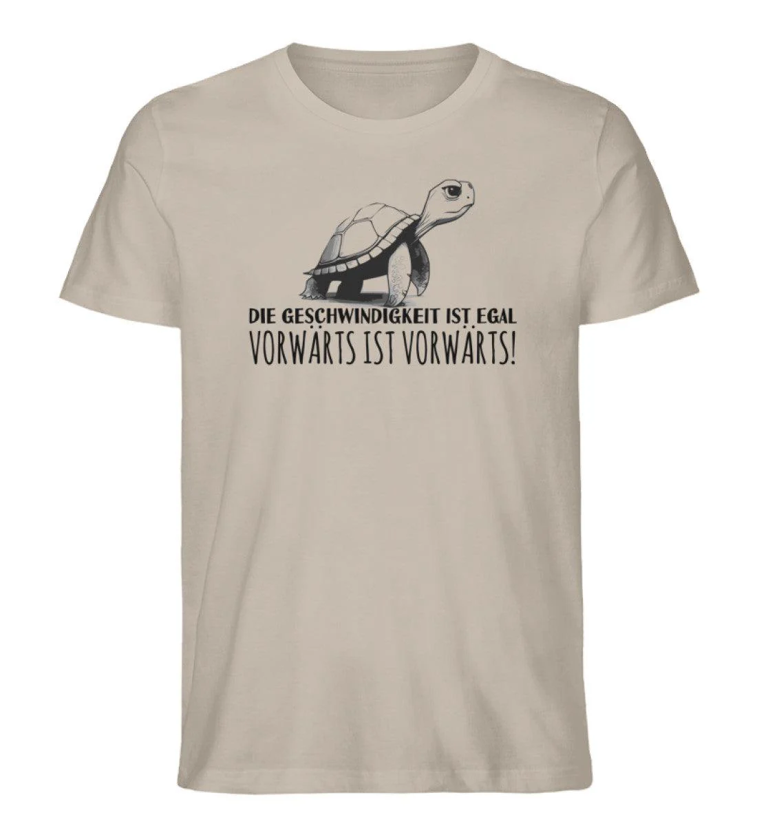 Vorwärts ist Vorwärts  · Herren Premium Bio T-Shirt - Image 3