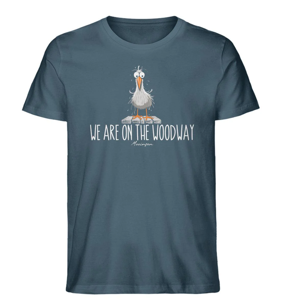 We are on the woodway · Herren Premium Bio T-Shirt - Image 3