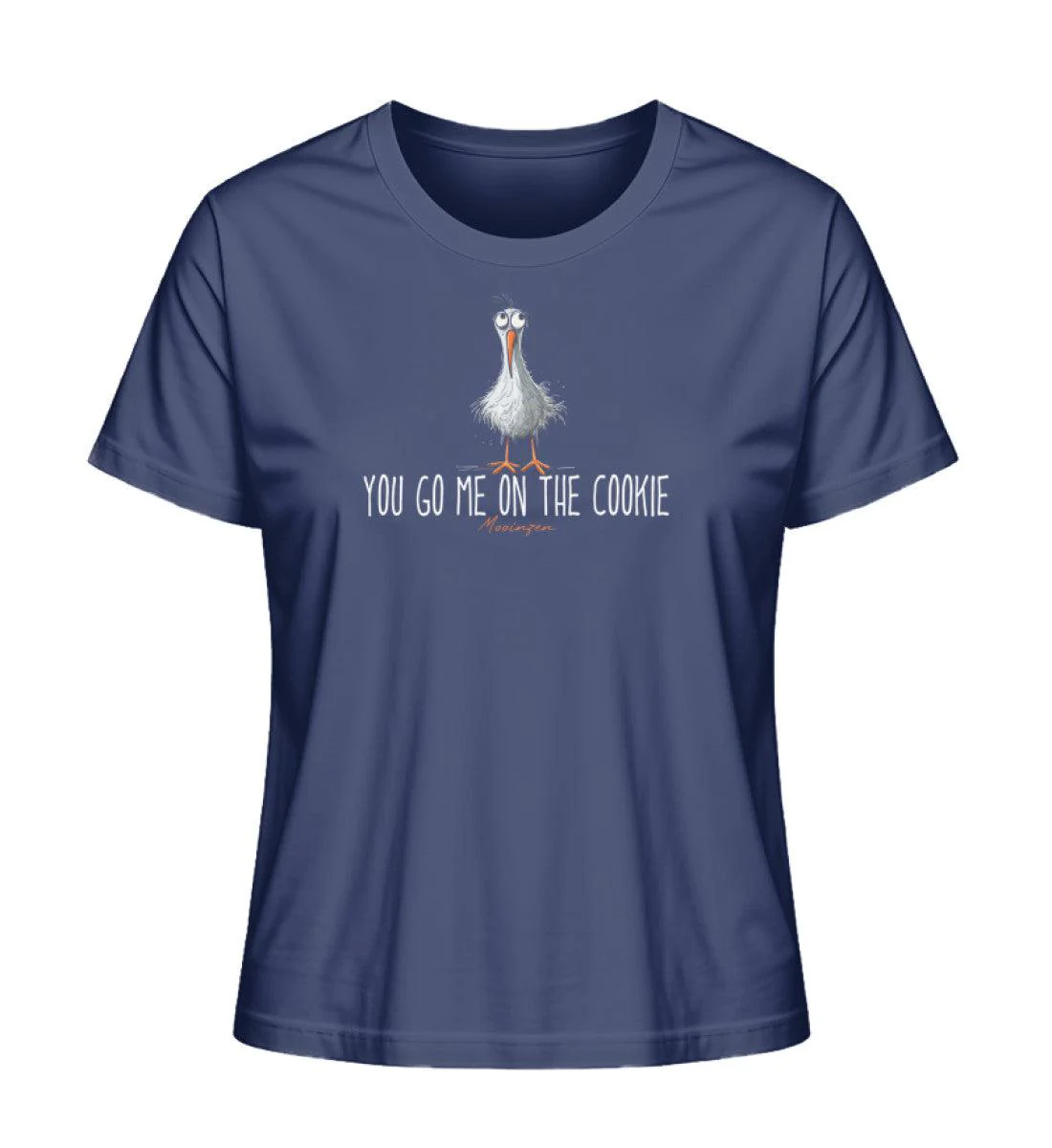 You go me on the cookie · Damen Premium Bio T-Shirt 2.0 - Image 3