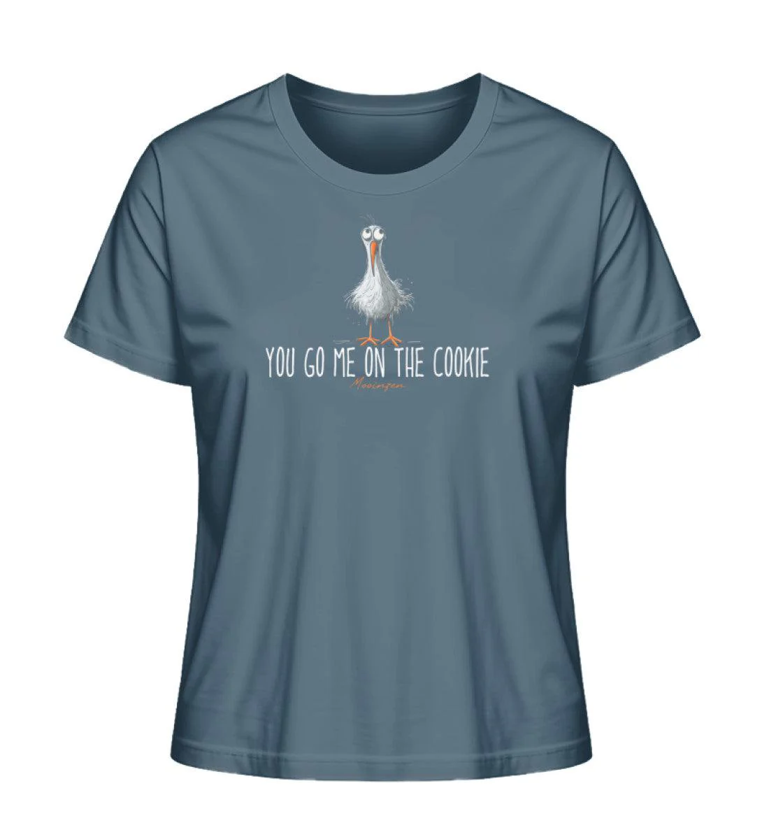 You go me on the cookie · Damen Premium Bio T-Shirt 2.0 - Image 4